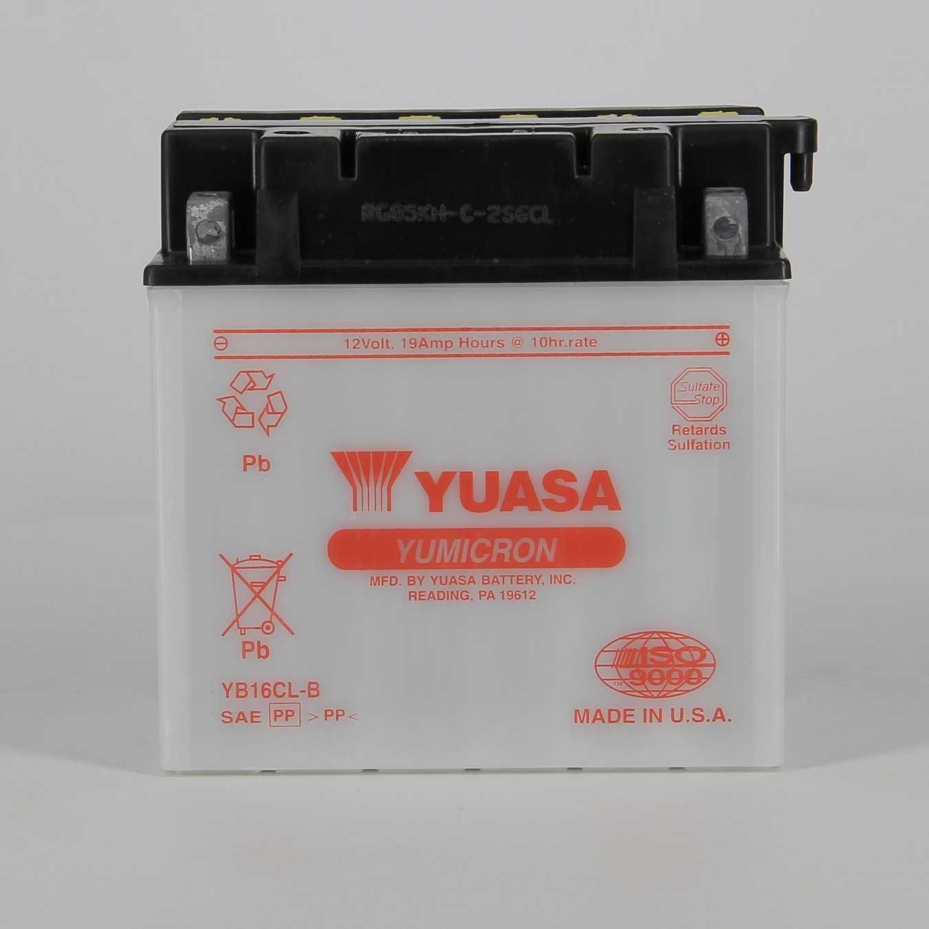 Batteria Yuasa Yb16cl-b 12v. 19 Ah